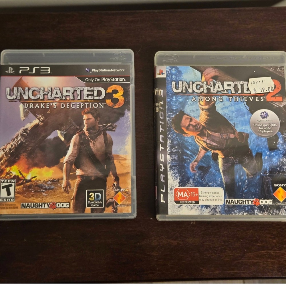 Sony Uncharted‎ 2 & 3 PS3 Games Bundle Nathan Drake Collection
